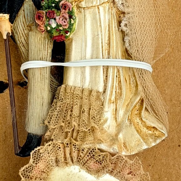 NIB 1999 Louis Nichole Our First Christmas Bride & Groom Ornament, Kurt Adler - Picture 7 of 9